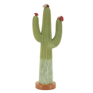Figurina /sculptura decorativa Cactus, Mauro Ferretti, 16.5x11x45 cm, polirasina, multicolor imagine