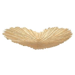 Platou decorativ Heart, Mauro Ferretti, 29x25x2 cm, fier, auriu imagine