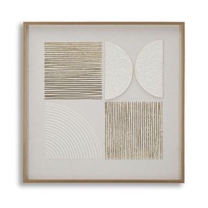 Tablou decorativ Abstract -H, Mauro Ferretti, 60x60 cm, canvas/lemn de pin/plastic, multicolor imagine