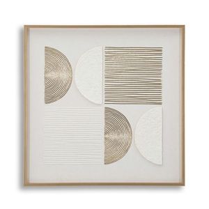 Tablou decorativ Abstract -B, Mauro Ferretti, 60x60 cm, canvas/lemn de pin/plastic, multicolor imagine