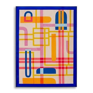 Tablou decorativ Modis -B, Mauro Ferretti, 60x80 cm, canvas/lemn de pin/plastic, multicolor imagine