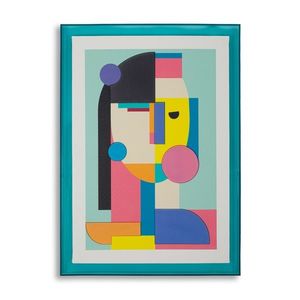 Tablou decorativ Picassy -B, Mauro Ferretti, 50x70 cm, canvas/lemn de pin/plastic, multicolor imagine
