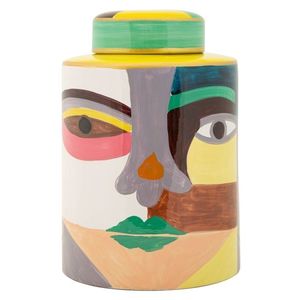 Vas decorativ Piccassy Color Top, Mauro Ferretti, 19x28 cm, ceramica, multicolor imagine