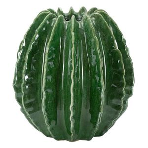 Vaza decorativa Cactus Ball, Mauro Ferretti, 23.5x24.5 cm, ceramica, verde imagine