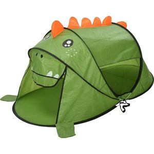 Cort pliabil rapid pentru copii cu protecție UV50+ , decor dinozaur, 182 x 100 x h.86 cm imagine