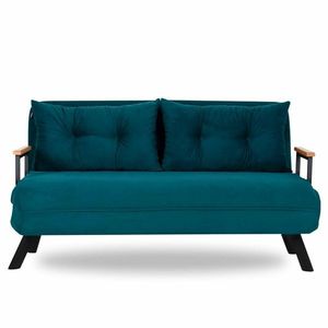 Canapea pat Sando 2 Petrol Green, petrol imagine
