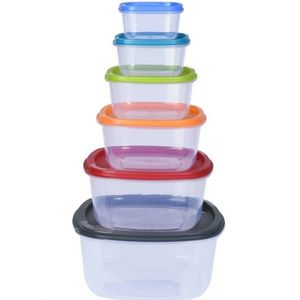 Set 6 doze din plastic EH Rainbow imagine