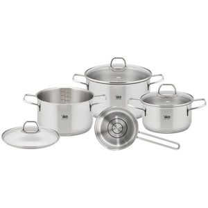 Elo 41410 Set de 4 oale din oțel inoxidabil dedouă ori, argintiu imagine
