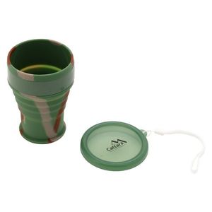 Cupa de silicon pliabilă Cattara Army, 350 ml imagine