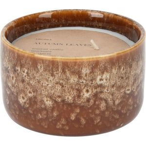 Lumânare în recipient din ceramică Luxury, Autumn leaves, 390 g imagine