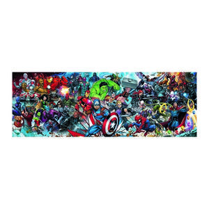 Puzzle panoramic Trefl Lumea Marvel, 1000 piese imagine