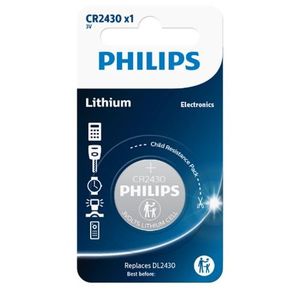 Baterie Philips CR2430 3 V, litiu, tip buton imagine