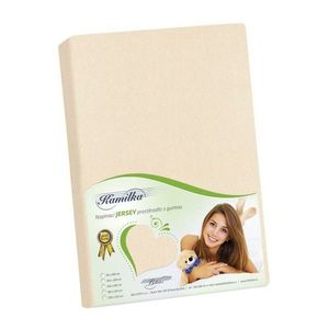 Cearșaf Bellatex Jersey crem, crem deschis imagine