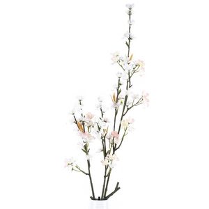 Floare artificială crenguță de măr înflorit, 80 cm imagine