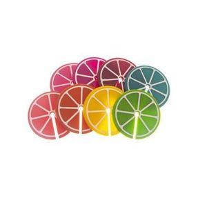 Markere din silicon pentru pahare Orion Citrice, 8 buc. imagine