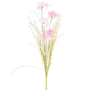 Flori de câmp artificiale 50 cm, roz imagine