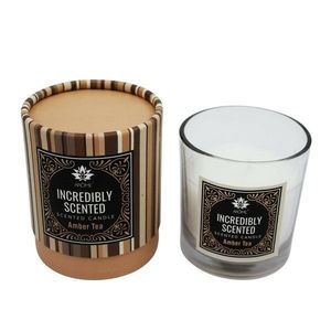 Lumânare parfumată în sticlă Arome Amber Tea, 120 g imagine