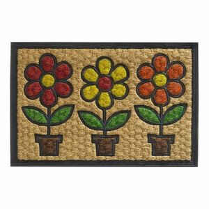 Covoraș cocos Boucara Decor Flower pots, 40 x 60 cm imagine