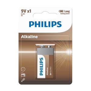 Baterie Philips 9 V intrare alcalină, 1 buc imagine