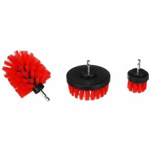 Set de perii Sixtol pentru curățareamașinii CAR DETAILING DRILL BRUSH 3 MEDIUM, 3 buc imagine