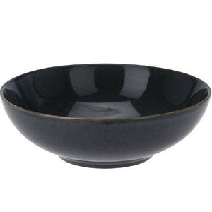 Farfurie adâncă din gresie Glaze, diam. 24, 5 cmnegru, gri imagine