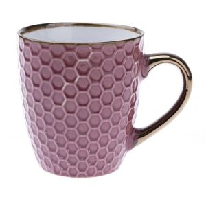 Cană din ceramică Fahure, burgund, 250 ml imagine