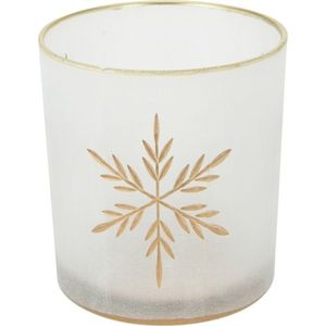 Suport de lumânare de tip pastilă Beam star, diam. 7 x în. 8 cm imagine