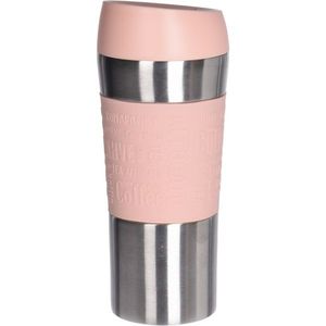 Cană termo de călătorie Tronto, 350 ml, roz, oțelinoxidabil, 8 x 20 cm, roz imagine
