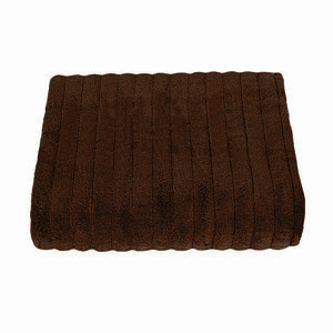 Prosop micro-bumbac DELUXE maro , 50 x 95 cm, maro, 50 x 95 cm imagine