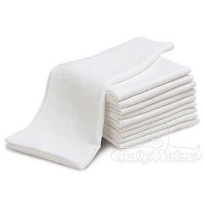 Scutece din bumbac, alb, set 3 buc., 70 x 80 cm imagine