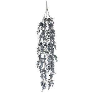 Floare artificială Eucalypt curgătoare, 15 x 70 x16 cm, gri-albastru imagine