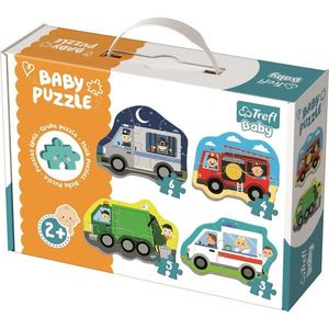 Trefl Puzzle Baby Mijloace de transport, 4 buc. imagine
