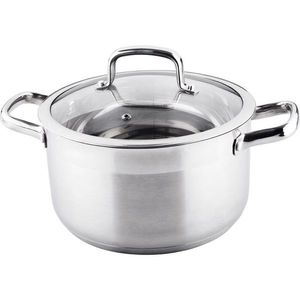 Oală din oțel inoxidabil cu capac Lamart LTSS2413 Prestige, 24 x 13, 5 cm imagine