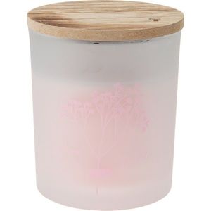 Lumânare în borcan de sticlă Flora home Gypsophila8, 8 x 10 cm imagine
