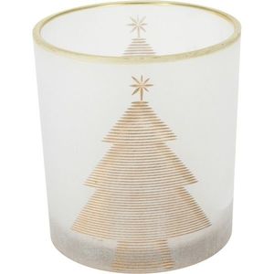 Suport de lumânare de tip pastilă Beam tree, diam. 7 x în. 8 cm imagine