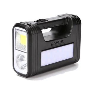 Kit solar GD-Lite 10, dotat cu dispozitive USB, Radio FM, cu 3 becuri LED si acumulator de mare capacitate imagine