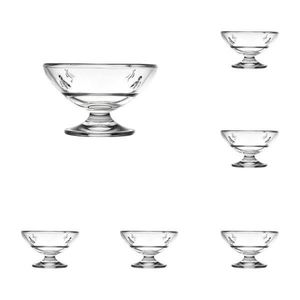 Set 6 cupe Abeille La Rochére pentru inghetata sau desert, 6 x 20cl, sticla foarte rezistenta imagine