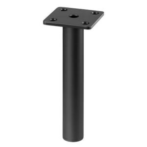 Picior pentru mobilier Ronda Simplu, finisaj negru mat GT, H: 180 mm imagine