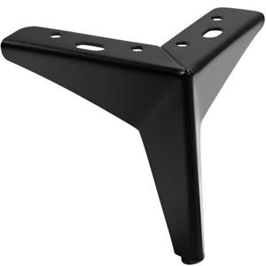 Picior pentru mobilier Star, finisaj negru mat GT, H: 125 mm imagine