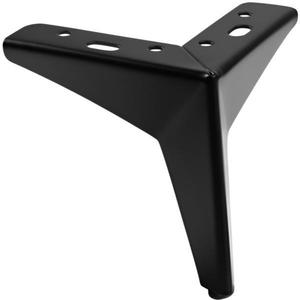Picior pentru mobilier Star, finisaj negru mat GT, H: 135 mm imagine