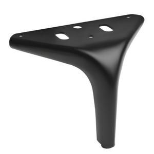 Picior pentru mobilier Stabilis, finisaj negru mat GT, H: 150 mm imagine