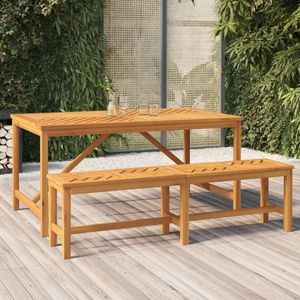 vidaXL Bancă de grădină, 150 cm, lemn masiv de acacia imagine