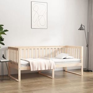 vidaXL Pat de zi fără saltea, 90x200 cm, lemn masiv pin imagine