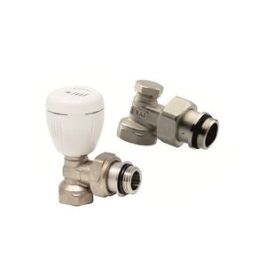 Set robineti calorifer - tur + retur 1/2"" Ivar imagine