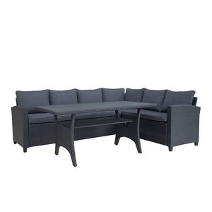 Coltar Edera Negru cu Masuta Balcon/Terasa/Gradina imagine
