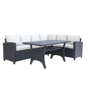 Coltar Edera Bej cu Masuta Balcon/Terasa/Gradina imagine