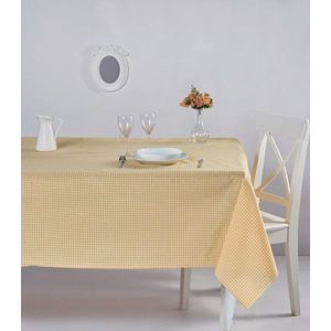 Fata de masa, DC Home, 198DCH1140, Bumbac, 170x220 cm, Galben imagine