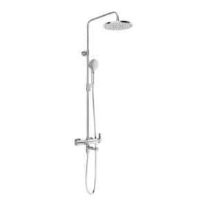 Coloana de dus Ravak Cool DS 092.00 cu baterie cu pipa pivotanta crom imagine