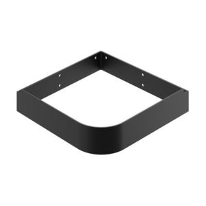 Consola pentru lavoar de colt Ravak Yard de 45x45cm negru imagine