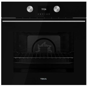 Cuptor electric incorporabil Teka Urban Colours HLB 8600 BK SurroundTemp 12 functii Hydroclean 70 litri Clasa A+ Cristal Steam Black/Infinity Glass imagine